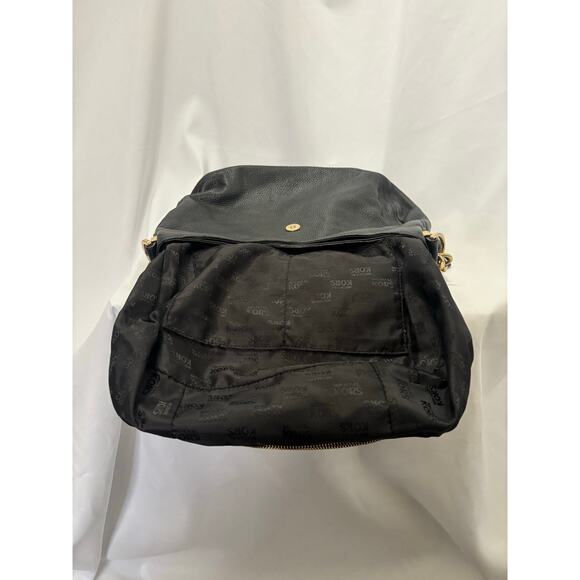 Michael Kors Bedford Tassel Satchel Bag Black Pebbled Leather Handbag Purse - Picture 10 of 16